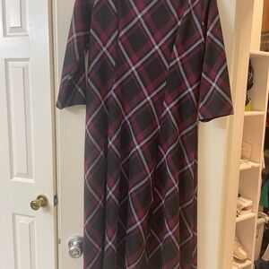 Chadwicks Gray A-Line Dolman Sleeve Dress